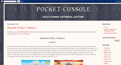Desktop Screenshot of pocket-console.com